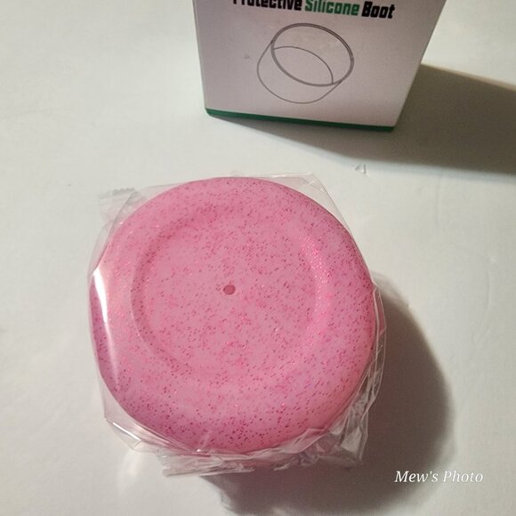 2PCS Silicone Water Bottle Boot, Anti-Slip Protective Sleeve Bottom Bumper -Pink - Picture 3 of 5